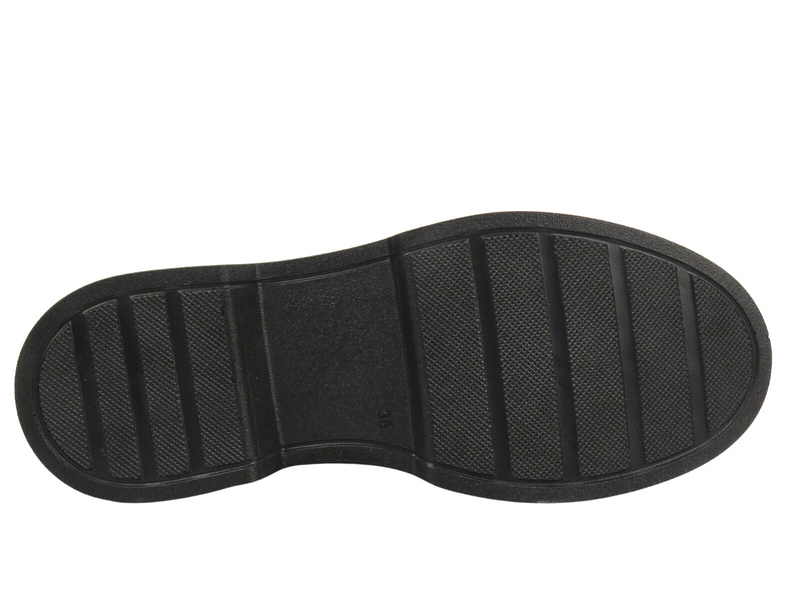 Skórzane półbuty damskie czarne lakierowane Sokolski SE J09