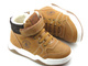 Ocieplane buty dziecięce za kostkę - AMERICAN CLUB XD 74/22, camel