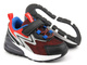 Buty sportowe chłopięce świecące - AMERICAN CLUB ES120/23, czarne