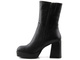 Wysokie botki damskie na platformie - VENEZIA 160W2203, czarne