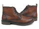 Skórzane botki męskie - Venezia M074603C, brązowe