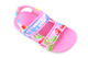 Piankowe sandały dziecięce na rzepy - American Club NH 85/23 NH 86/23, różowe