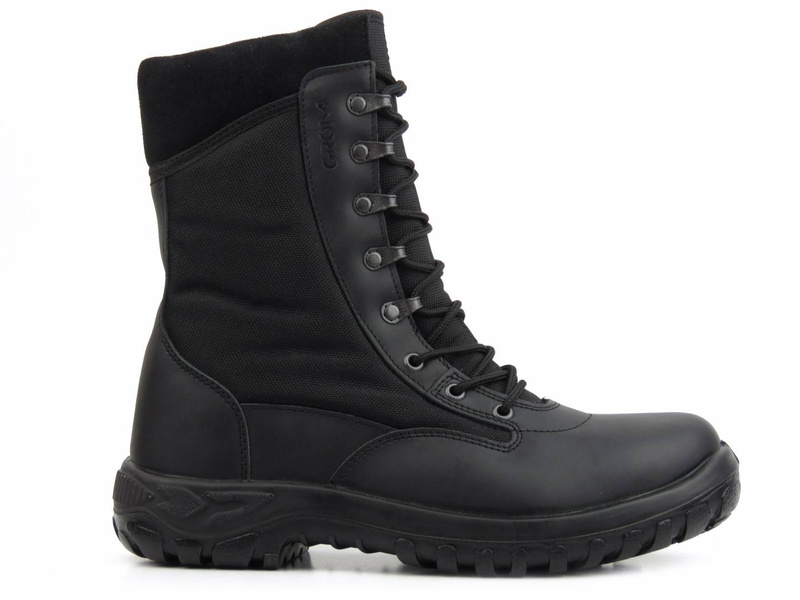 Trapery, buty wojskowo-policyjne - PROTEKTOR GROM 108-742, czarne