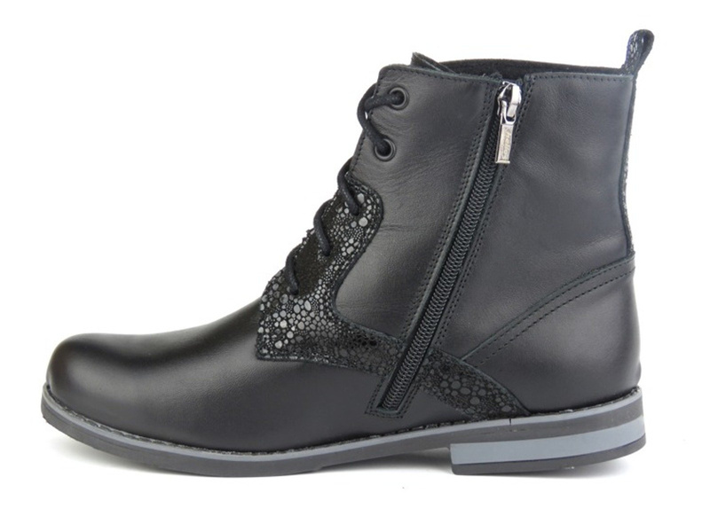 Botki damskie HELIOS 705, czarne