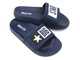 Sportowe klapki dziecięce z gumy - BIG STAR DD374152, granatowe