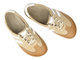 Damskie buty barefoot z naturalnej skóry Helios Komfort 469, jasny brąz