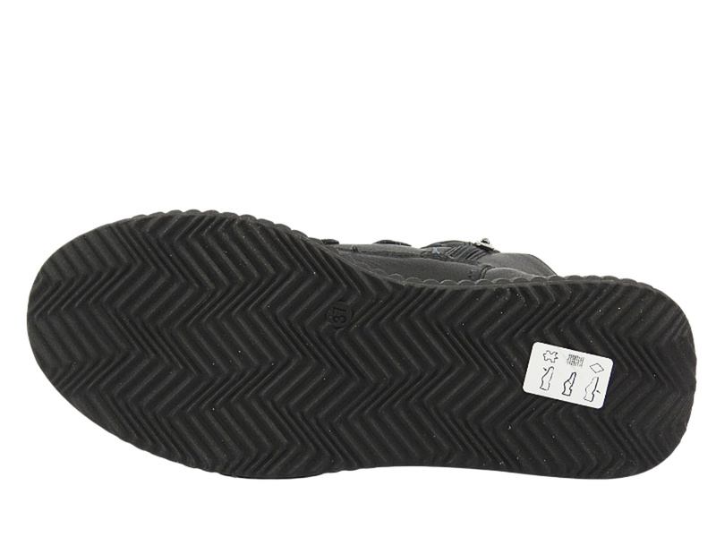 Botki Damskie Polskiej Marki HELIOS Komfort 559 Czarne Na Zamek