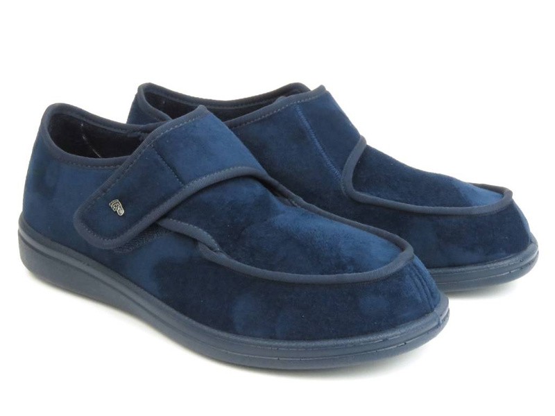 Kapcie profilaktyczne, buty ortopedyczne męskie Befado dr Orto 076M002, granatowe