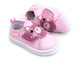Wygodne trampki dziecięce z kotkiem na cholewce - AXIM 22102, różowe