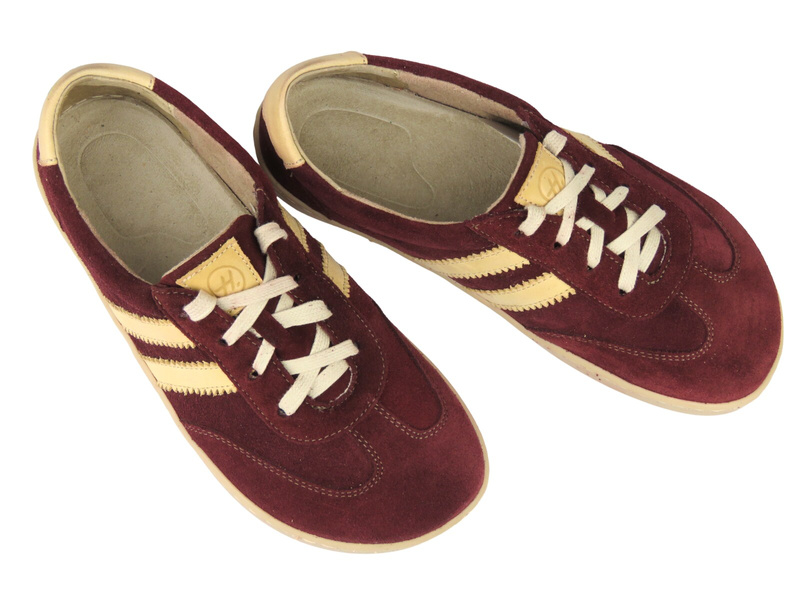 Damskie buty barefoot z naturalnej skóry Helios Komfort 469, c. wiśnia