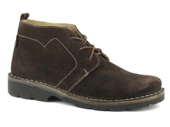 TRZEWIKI BUTY ZAMSZOWE CIELAKI HELIOS 821 WELUR