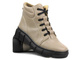Ocieplane botki damskie sportowe - HELIOS Komfort 562S, cappuccino