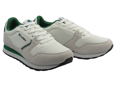 Sportowe Buty Męskie Inblu IU-25 Białe Sznurowane
