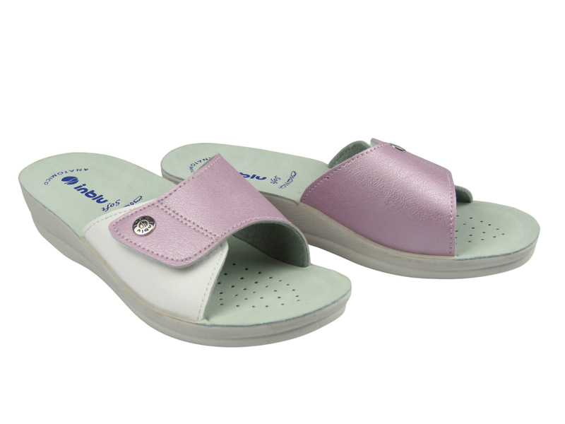 Wygodne klapki damskie Inblu VR-52, różowy