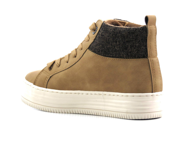 Ocieplane trampki damskie - BIG STAR II274145, camel