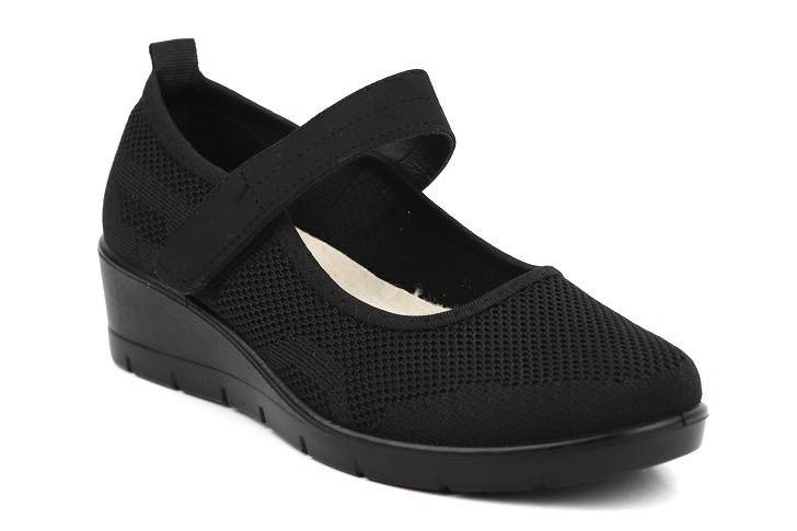 Półbuty, buty damskie zdrowotne - UNISOFT 23TX02-6016, czarne