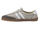 Damskie buty barefoot z naturalnej skóry Helios Komfort 469, szary