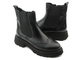Wysokie botki damskie ocieplane - VENEZIA 03960014D, czarne