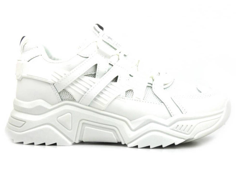 Sneakersy, buty sportowe damskie NEWS 22SP35-4620, białe
