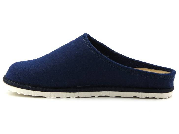 Kapcie damskie filcowe - Inblu CS-35, granatowe