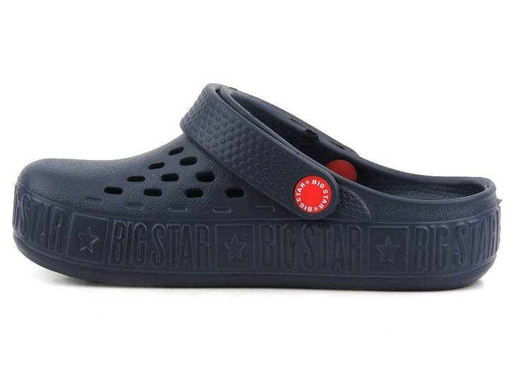 Piankowe klapki dziecięce, clogsy - BIG STAR II375002, niebieskie
