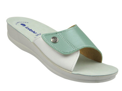 Wygodne klapki damskie Inblu VR-52, zielone