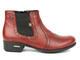 Botki damskie Axel 1392, czerwone