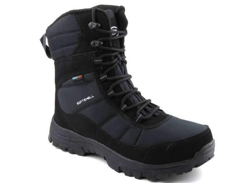 Śniegowce męskie AMERICAN CLUB SN01/ SN37 / SN18, czarne