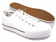 Trampki damskie, creepersy LEE COOPER LCW-22-31-0842L, białe