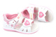 Sandały dziecięce dla dziewczynki - American Club DR 30/22, białe