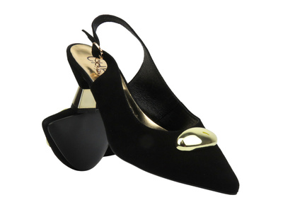 Eleganckie czółenka damskie - CheBello 4659, czarne