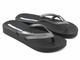 Sportowe japonki, klapki damskie IPANEMA 82840, czarno-srebrne