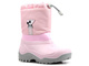 Śniegowce dziecięce ocieplane wełną owczą - REN BUT Muflon 32-468, jasnoróżowe