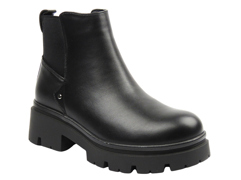 Wygodne botki damskie Inblu IC-59, czarne