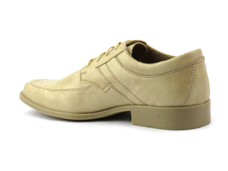 Półbuty męskie młodzieżowe marki Mido Noster 550, beżowe