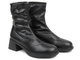 Botki damskie na obcasie- Evento 23BT35-6449, czarne