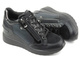 Czarne buty damskie sportowe na koturnie - INBLU IN000243