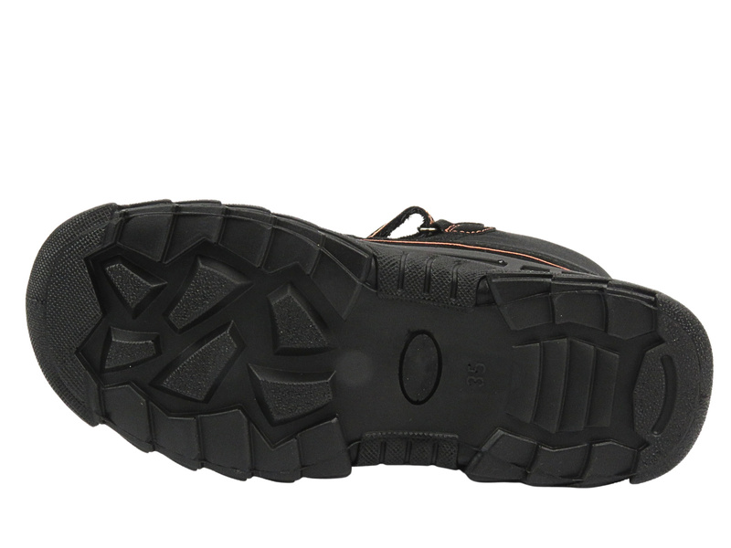 Śniegowce Dziecięce - BEFADO 615Y006, Czarne Na Rzepy