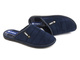 Kapcie męskie z miękkiego materiału - Inblu 91-27, granatowe