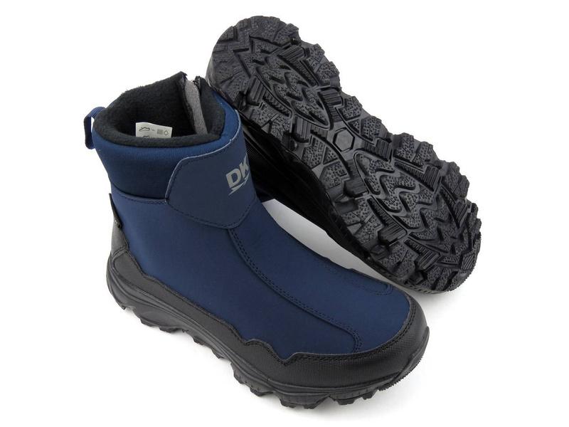 Śniegowce damskie DK TECH Soft Shell 2462, granatowe