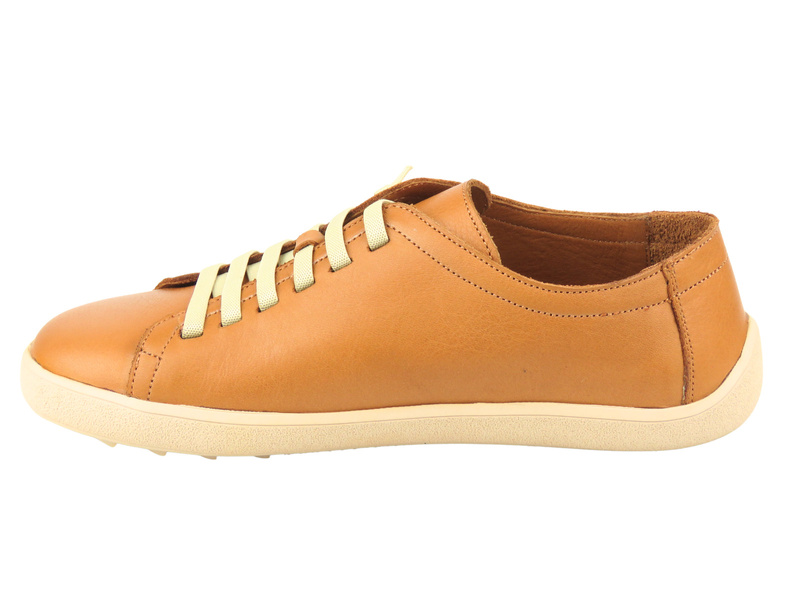 Barefoot skórzane minimalistyczne półbuty damskie Nika Komfort 26058, brązowe