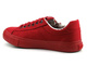 Trampki damskie z tkaniny - Lee Cooper 21-31-0004L, czerwone
