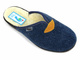 Filcowe kapcie damskie z wełną - Befado dr Orto 937D636, granatowe