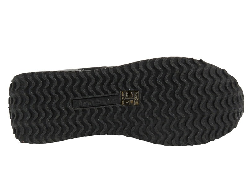 Sznurowane buty sportowe męskie czarne Inblu IU-15