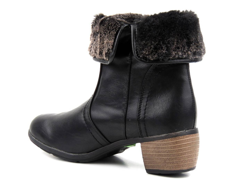 Botki damskie z membraną hogotex - ANTONIO DOLFI 225904.801, czarne