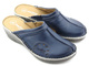 Wygodne klapki damskie na koturnie - HELIOS Komfort 624, granat 2