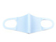 Wielorazowa maseczka z lodowego jedwabiu - Fashion Mask, niebieska