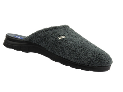 Kapcie męskie z miękkiego materiału szare Inblu Oporto