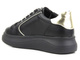 Czarne sneakersy damskie na platformie - INBLU IN001294