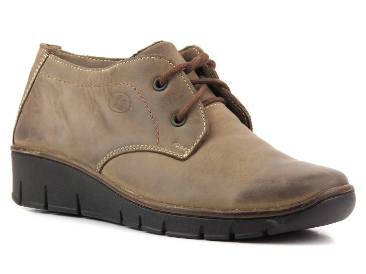 Trzewiki damskie HELIOS 538, brązowe